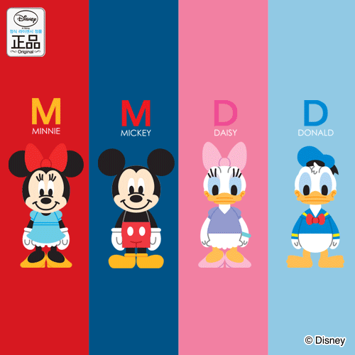 [Disney]디즈니 미키 이니셜 카드도어범퍼케이스